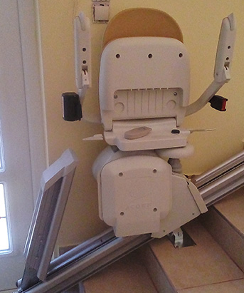 Összecsukva kis helyet foglal a széklift